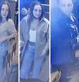 A polícia de North Yorkshire tenta identificar as mulheres por meio das imagens registradas pelas câmeras de segurança do local.  Foto: Reprodução/Câmera de segurança