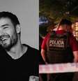 Liam Payne | Policiais na porta do hotel em que o cantor foi encontrado sem vida  Foto: Instagram | Getty Images