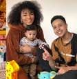 Ísis Broken é casada com o rapper Lourenzo Gabriel, também conhecido Aqualien. Eles são pais de Apolo  Foto: Reprodução/Tv Globo/Instagram / Mais Novela