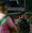  Foto: Cesar Greco/Palmeiras - Legenda: Abel Ferreira durante a vitória do Palmeiras sobre o Juventude no Alfredo Jaconi / Jogada10