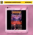 Vídeo enganoso foi publicado no X   Foto: Reprodução/Projeto Comprova 