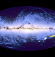 Uma visão oval do Universo  Foto: ESA/Euclid/Euclid Consortium/NASA; ESA/Gaia/DPA / BBC News Brasil