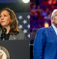 Kamala Harris e Donald Trump apareceram empatados tecnicamente na última pesquisa Reuters/Ipsos  Foto: Reprodução/Instagram @kamalaharris e @realdonaldtrump
