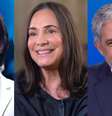 Contrato de Roberto Carlos com a Globo está perto fim; Regina Duarte saiu da emissora há quase 5 anos; e William Bonner deve deixar o 'JN' em breve  Foto: Reproduções
