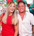 Poliana Rocha, esposa de Leonardo, usa vestido de mais de R$ 20 mil em aniversário de 2 anos de Maria Flor.  Foto: Brazil News, Manuela Scarpa / Purepeople