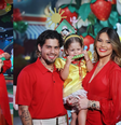 Personagens da Turma da Mônica na festa de Maria Flor, filha de Virginia e Zé Felipe.  Foto: Reprodução/Instagram/@virginia