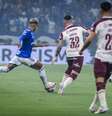  Foto: Gustavo Aleixo/Cruzeiro - Legenda: Matheus Pereira tenta a finalização durante o empate em 1 a 1 do Cruzeiro com o Lanús / Jogada10