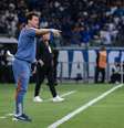  Foto: Gustavo Aleixo/Cruzeiro - Legenda: Diniz não conseguiiu levar o CRuzeiro à vitória em casa no jogo de ida da semifinal da Sul-Americanas / Jogada10