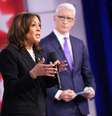 Kamala Harris chamou Trump de 'fascista' em entrevista à CNN  Foto: Getty Images / BBC News Brasil