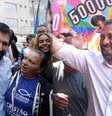 Ricardo Nunes (MDB) e Guilherme Boulos (PSOL) em campanhas de rua  Foto: Divulgação/Estadão Conteúdo