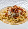 Espaguete à carbonara tradicional  Foto: Belle Ribeiro/Divulgação / Estadão