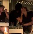 Duda Guerra e Benício Huck celebraram 6 meses de namoro com jantar à luz de velas.  Foto: Reprodução, Instagram / Purepeople
