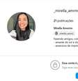Jovem conta que pediu a amigos para denunciarem a conta falsa  Foto: Reprodução