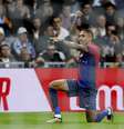 Raphinha comemora gol contra o Real Madrid  Foto: Reuters/Juan Medina