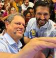Tarcísio de Freitas e Ricardo Nunes durante evento de campanha  Foto: Divulgação / BBC News Brasil