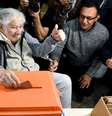 Pepe Mujica vota no Uruguai  Foto: Reuters