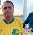 Bolsonaro fala em Lula ao acompanhar aliados em Goiânia  Foto: Reprodução/Instagram; Ricardo Stuckert/PR