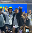 Tarcísio celebra a vitória de Nunes na eleição de São Paulo   Foto: CNN