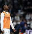 Vinicius Jr antes de entrar em campo contra o Barcelona, no último sábado, 26  Foto: REUTERS