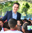 Lorenzo Pazolini se reelegeu no primeiro turno em Vitória (ES)  Foto: Reprodução/Instagram