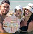 Neymar e Bruna Biancardi fizeram um quarto dos sonhos para Mavie.  Foto: Reprodução, Instagram @brunabiancardi / Purepeople