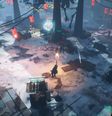 Jogo de tiro visto do alto, SlavicPunk chegou aos consoles em novembro  Foto: Red Square Games / Divulgação