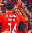  Foto: Divulgação/Benfica - Legenda: Benfica vence o Santa Clara e avança na Taça da Liga de Portugal / Jogada10
