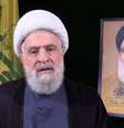 O atual líder do Hezbollah no Líbano, Sheikh Naim Qassem  Foto: REUTERS TV/Al Manar TV via REUTERS 