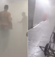 Três pessoas precisaram de atendimento médico devido à inalação de fumaça em shopping do Brás atingido por incêndio  Foto: Reprodução