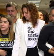 Ágatha Arnaus (à direita) ao lado de Mônica Benício e Luyara  Foto: Reprodução/GloboNews