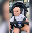 'Não preciso nem ir para a academia', diz mãe de bebê gigante que viralizou nas redes sociais  Foto: Arquivo Pessoal