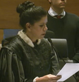 Juíza lê a sentença do julgamento dos assassinos de Marielle Franco e Anderson Gomes  Foto: Reprodução/Tribunal de Justiça do Rio de Janeiro