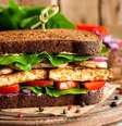 Sanduíche de tofu grelhado  Foto: Yuliia Holovchenko | Shutterstock / Portal EdiCase