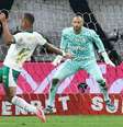  Foto: Cesar Greco/Palmeiras - Legenda: Yuri Alberto finaliza contra a meta do Palmeiras / Jogada10