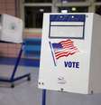 Uma vista mostra cabines de votação na Escola Elementar PS 20 Anna Silver, no Dia da Eleição para a eleição presidencial dos EUA de 2024 em Manhattan, Nova York, EUA, 5 de novembro de 2024.  Foto: REUTERS/Andrew Kelly