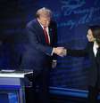 Donald Trump e Kamala Harris disputam eleição nesta terça-feira  Foto: Win McNamee/Getty Images