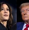 Montagem: Kamala Harris e Donald Trump  Foto: Getty Images 