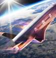 Avião espacial X-37B faz manobra de frenagem no espaço  Foto: Boeing Space/Divulgação 