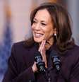 Kamala Harris durante discurso após perder a eleição para Donald Trump (6/11/2024)  Foto: REUTERS/Hannah McKay