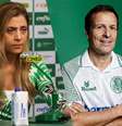 Fotos: Cesar Greco / Palmeiras; Reprodução / Instagram Saverio Orlandi - Legenda: Leila Pereira e Savério Orlandi são os candidatos à presidência  Foto: Jogada10