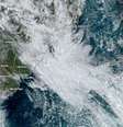 Ciclone tem previsão de se formar no Atlântico Sul  Foto: Reprodução/ Zoom Earth / Perfil Brasil