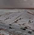 Deserto saudita foi tomado por neve  Foto: Reprodução/X