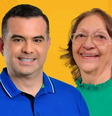 Simão Pedro e sua mãe, Tereza, eleita vice-prefeita em sua chapa  Foto: Divulgação
