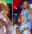 Brunna Gonçalves grávida, festão de Mavie e rosto da filha de Iza marcam o dia  Foto: Reprodução/Instagram / Contigo