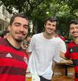 Torcida do Flamengo reunida no Leblon  Foto: Gabriel Gatto/Terra