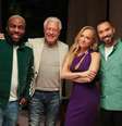 Angélica com Lázaro Ramos, Antônio Fagundes e Gil do Vigor  Foto: Alex Santana/Divulgação/Globo / Estadão