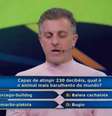 Pergunta valia prêmio de R$ 100 mil no quadro ‘Quem Quer Ser um Milionário’, no Domingão com Huck  Foto: Reprodução/TV Globo