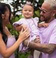 Filha de Neymar e Bruna ganha tênis feito à mão e bolsa de grife em festa de um ano – Fotos: Reprodução Instagram  Foto: Jogada10