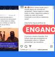 Captura de tela da postagem verificada  Foto: Reprodução/Instagram / Estadão
