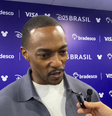 Anthony Mackie na D23 Brasil  Foto: Redação Entre Telas